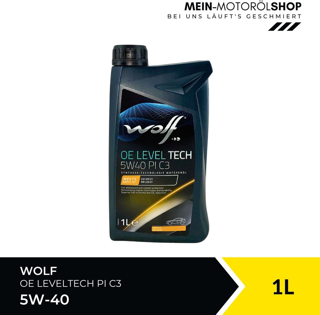 Wolf OE LevelTech 5W-40 PI C3 1 Liter (1051993)