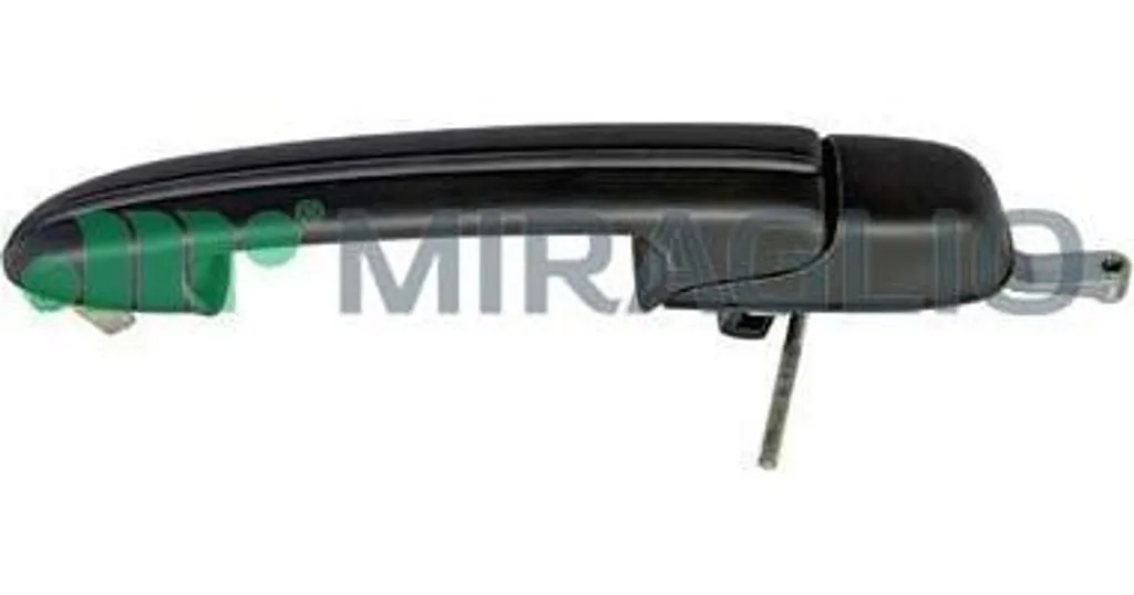 Poignée de Porte MIRAGLIO Noire pour Fiat Marea Référence 713686099