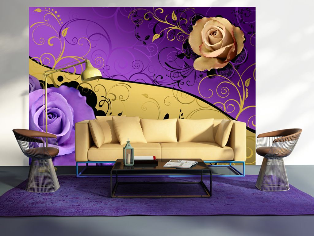 Vlies Fototapete 400x280 cm Tapeten Wandtapete XXL Blumen 10110906-55