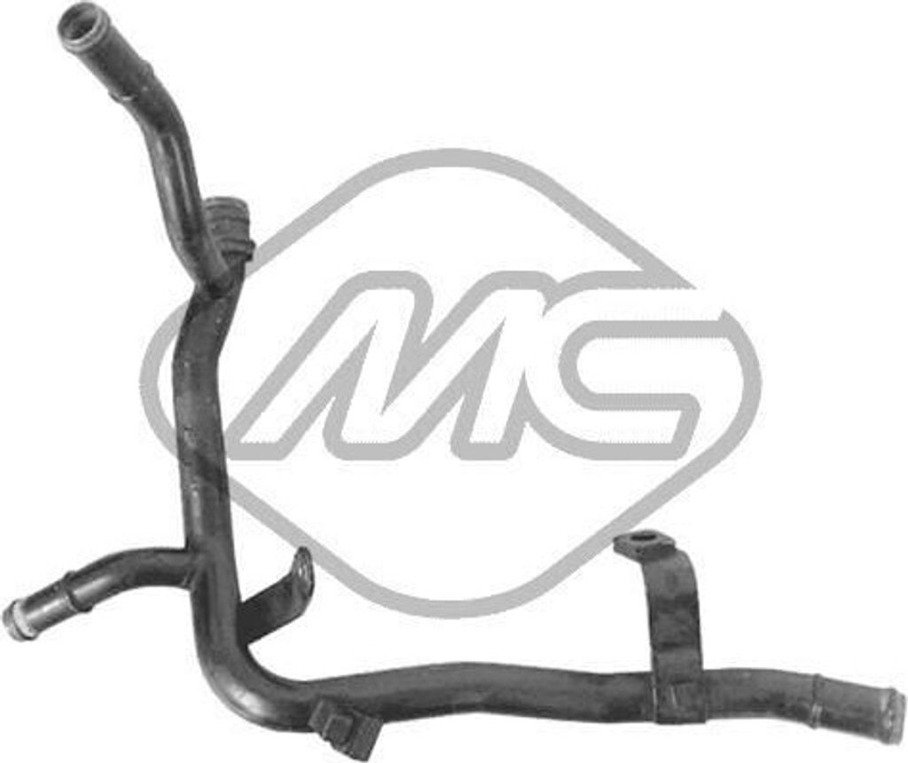 Metalcaucho 15079 Kühlmittelrohrleitung Kühlerschlauch für VW POLO (9N) Fox Schrägheck (5Z1, 5Z3, 5Z4) POLO (6N2) für SKODA Fabia II Schräghe...