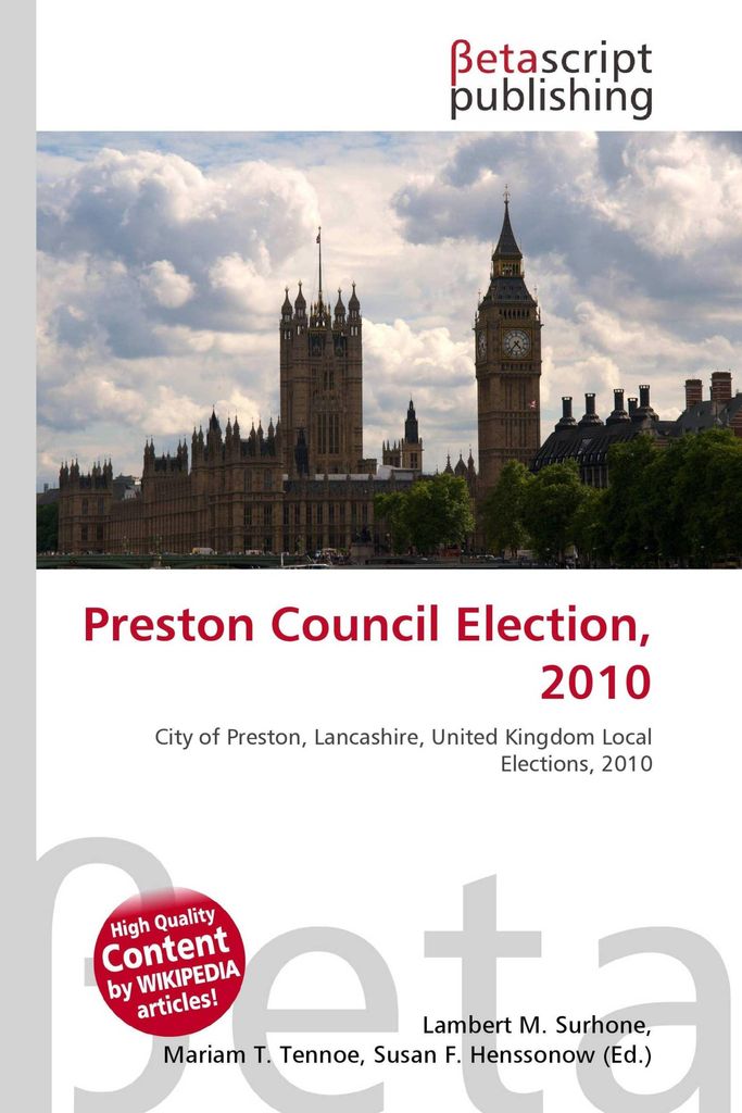 Preston Council Election, 2010