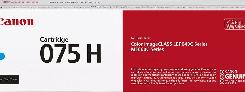 Canon Toner Cartridge 075 H C cyan