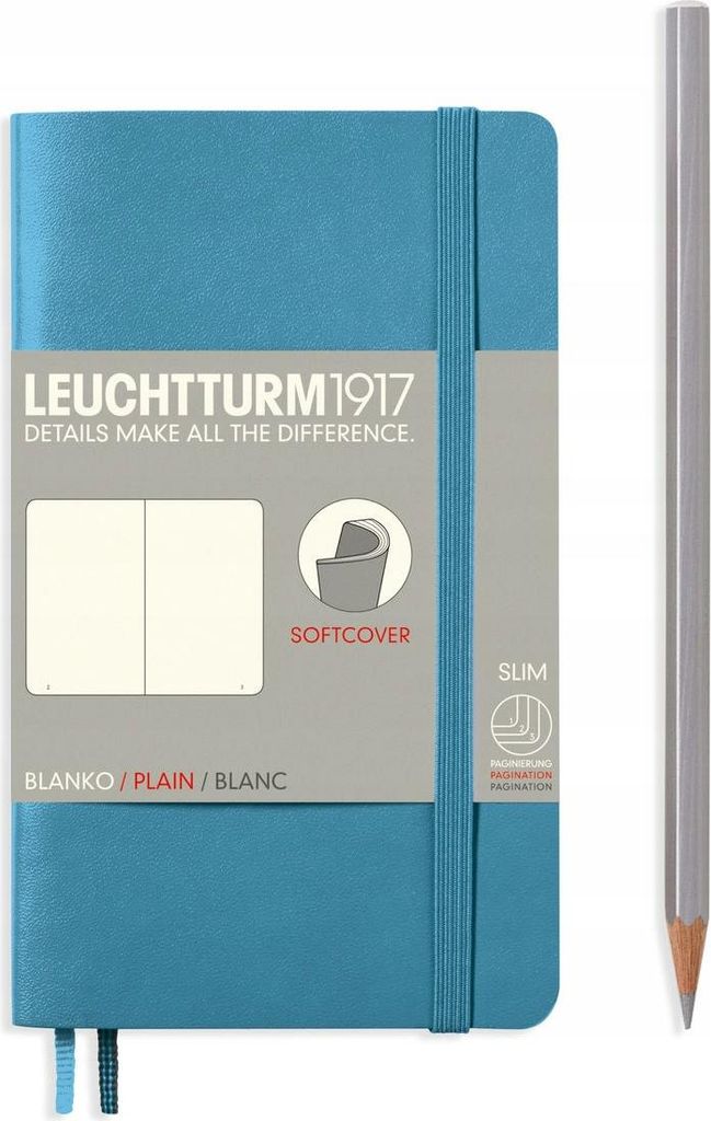 LEUCHTTURM1917 Taschennotizbuch A6 Glatt WEICH