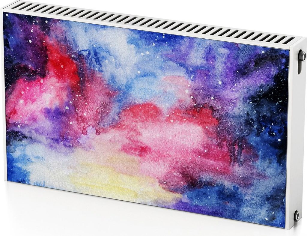 Himmel – Magnetische Heizkörperabdeckung – 100x60 cm – Magnet Heizkörperabdeckung – 3D Würfel – Heizkörperverkleidung – Magnetische...