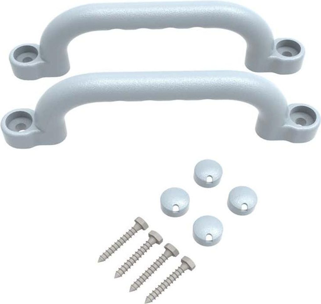 OutdoorToys Haltegriffe (Paar) Hellblau Zubehör aus Kunststoff in Blau