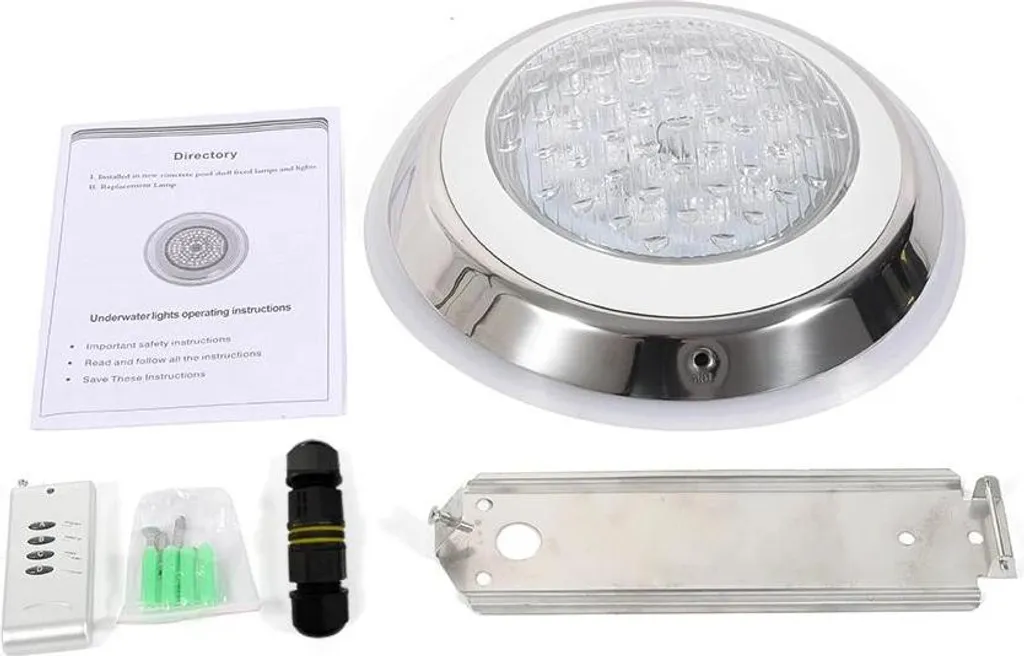 Luce subacquea, selezione colori RGB, impermeabile IP68, BIANCO