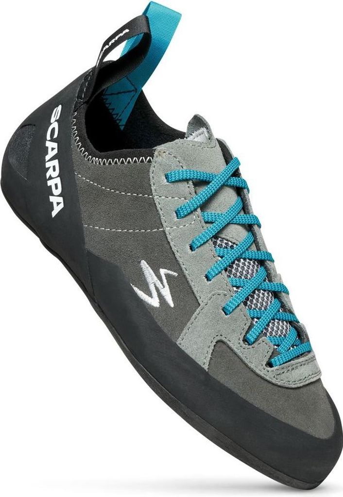 Helix Schuh - klassischer, strapazierfähiger Kletterschuh für Trad und Mehrseillängen - Scarpa, Farbe:1153-shark/midgray, Größe:42.5 (8.5 UK)