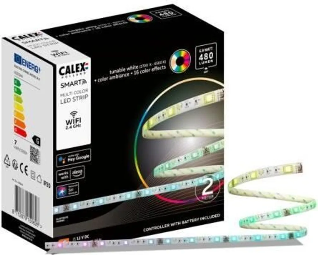 LED Strip Smart 2m RGBCCT Wi-Fi con Telecomando | Domotica Facile