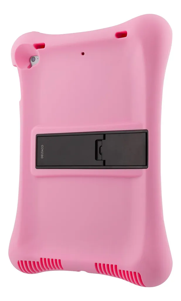 Étui Silicone iPad 10,2 et 10,5 Pouces avec Support Intégré - Rose