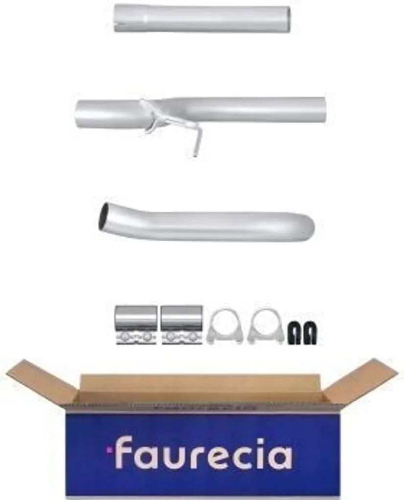 Tuyau d'échappement HELLA 7700821152 en acier pour Safrane I (B54)