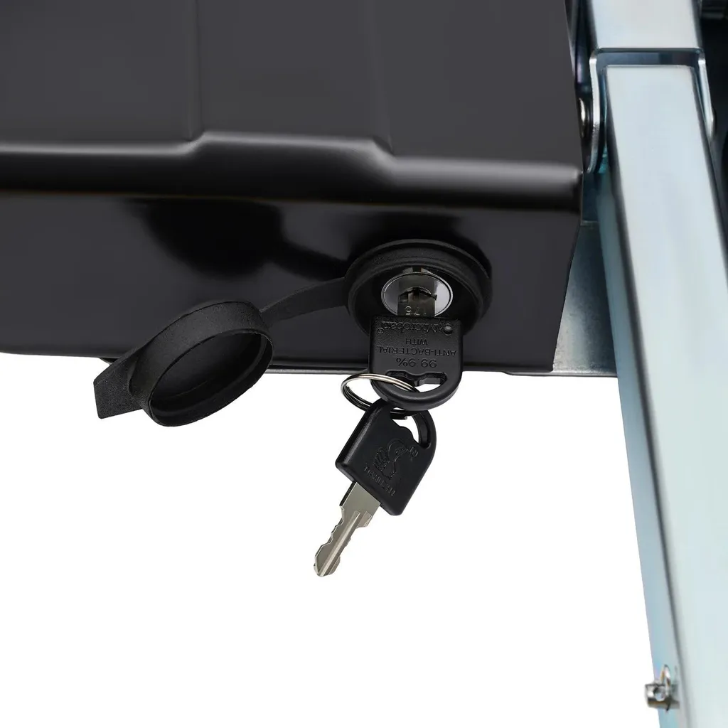 Verrou de parking électronique télécommandé en acier allié jaune or - 5