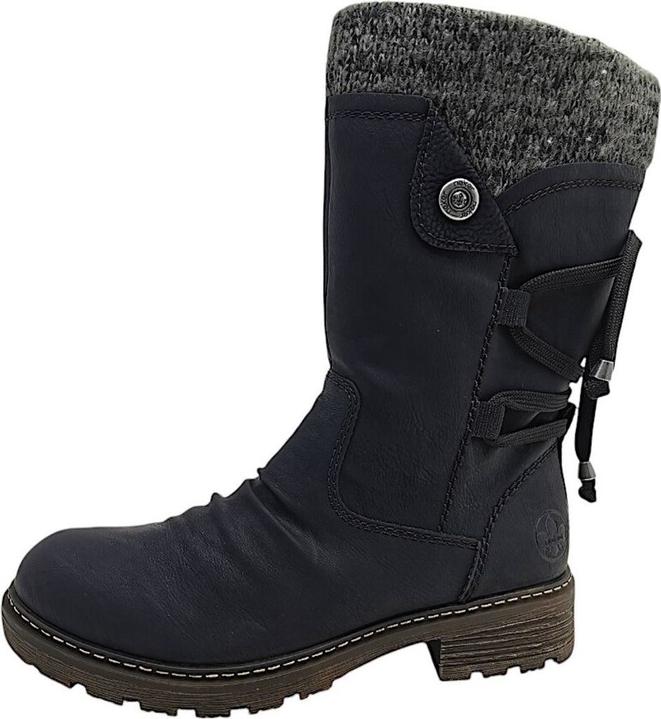 Rieker Stiefel Schwarz in Gr. 37 Produktbild 