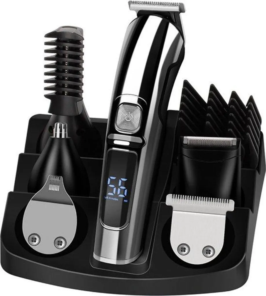 Tondeuse à cheveux pour dégradés et contours précis finition noir mat