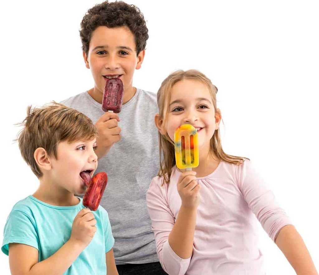 Lékué Kit gelato iconico Ghiaccioli impilabili 4 pz Immagine del prodotto 