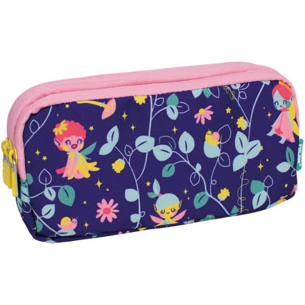 Dreifaches Mehrzweck-Etui Milan Fairy Tale Lila (20 x 11 x 6,5 cm)
