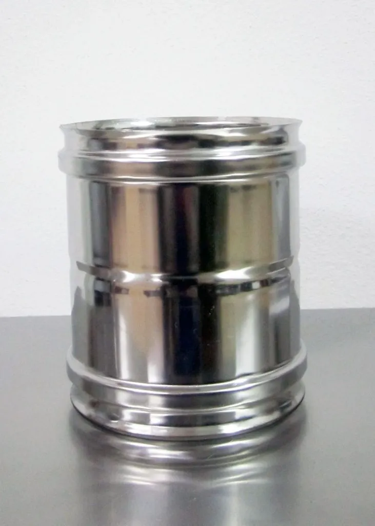 Raccordo Design 140 mm Inox F/F | Dettagli per Stufe a Legna Eleganti