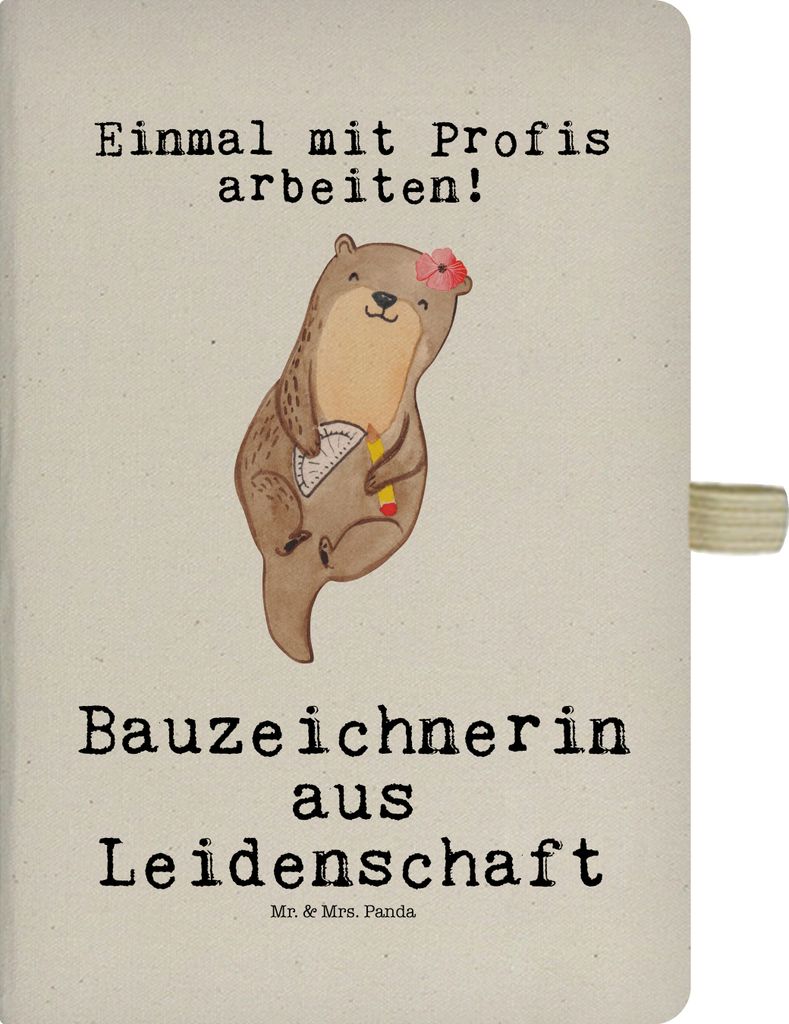 Mr. & Mrs. Panda notizbuch Bauzeichnerin Leidenschaft - Produktbild 
