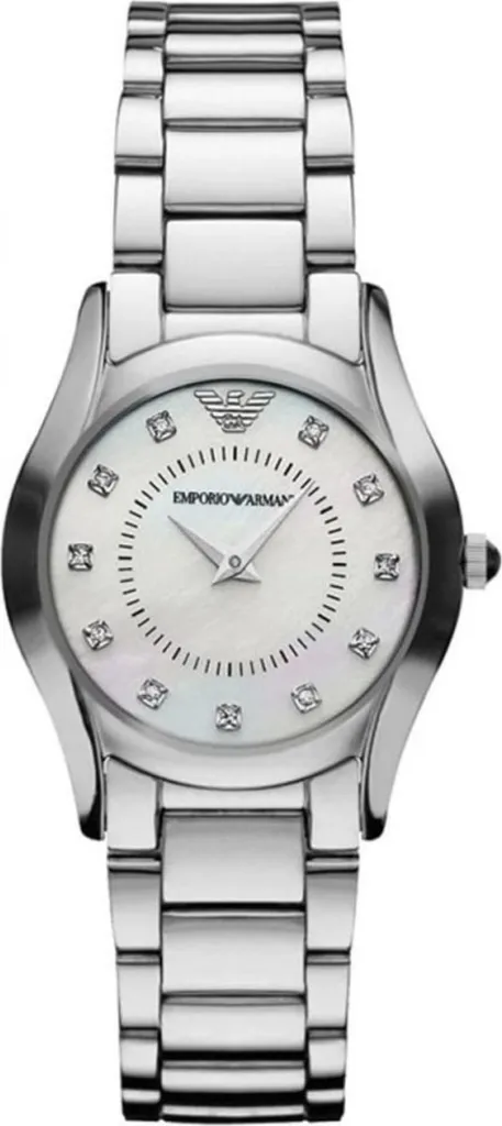 Orologio Armani AR3168 Donna: Lusso Quotidiano in Acciaio e Diamanti