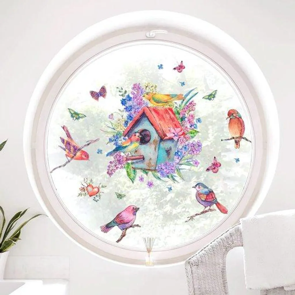 Autocollants muraux pour chambre d'enfant et salon motif Nature et Fleurs