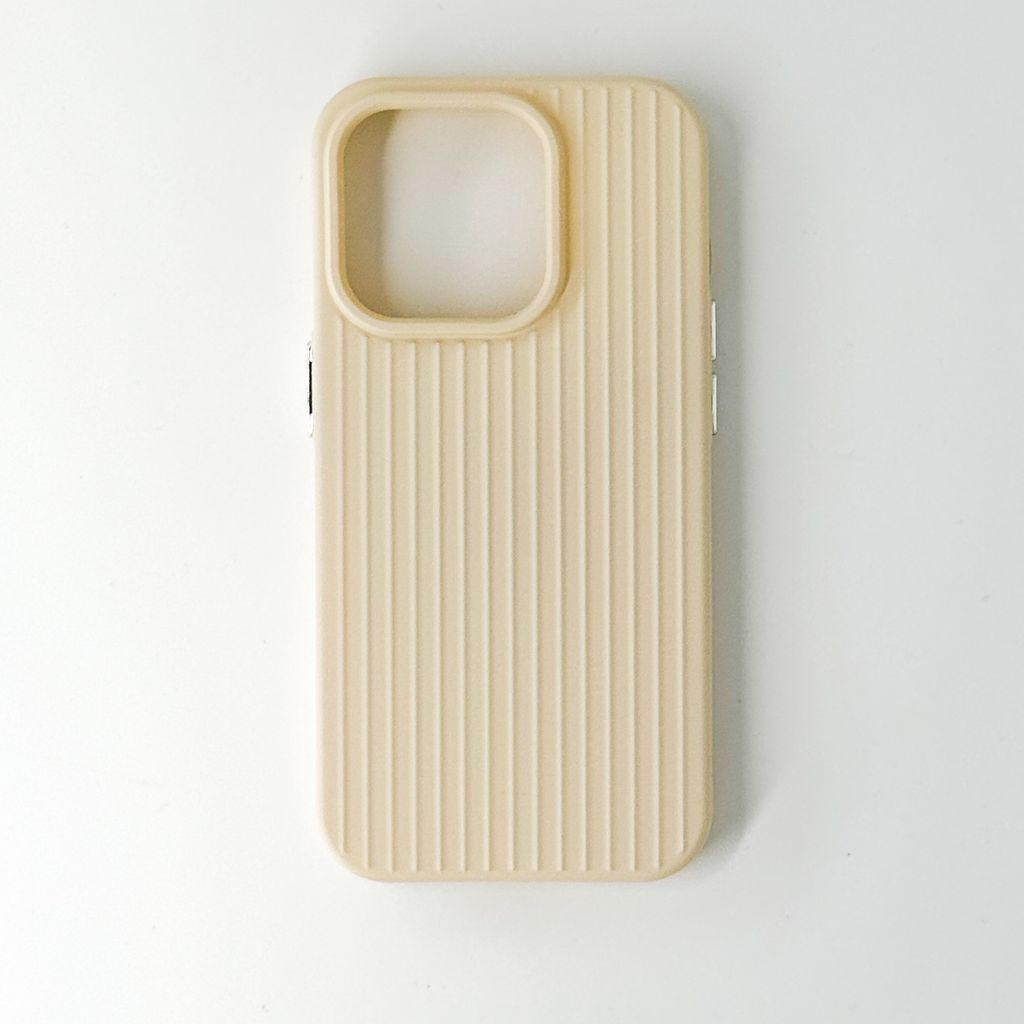 Handy Hülle Für iPhone 14 Pro mit Kameraschutz Beige Case Bumper - Für Apple iPhone 14 Pro, Beige
