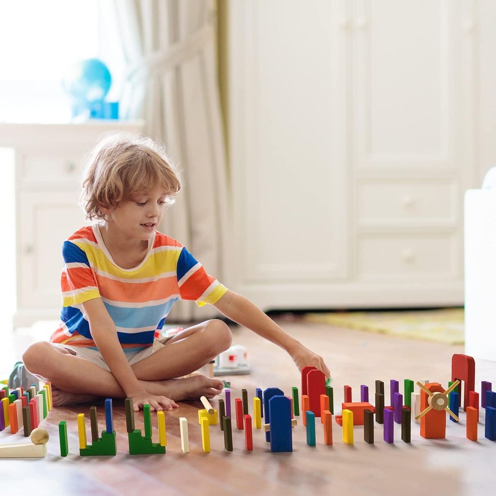 XXL Holz-Dominosteine Set - 1000 Stück für Spiel und Kreativität