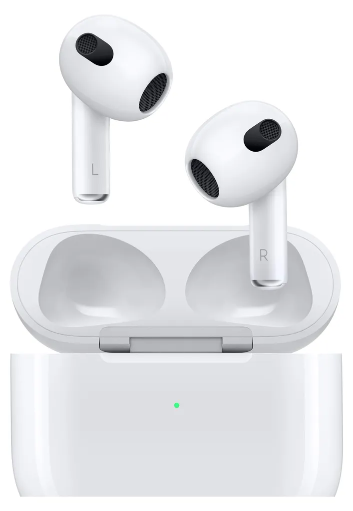 Apple AirPods (terza generazione), True Wireless Stereo (TWS), chiamate/musica, cuffie, bianco