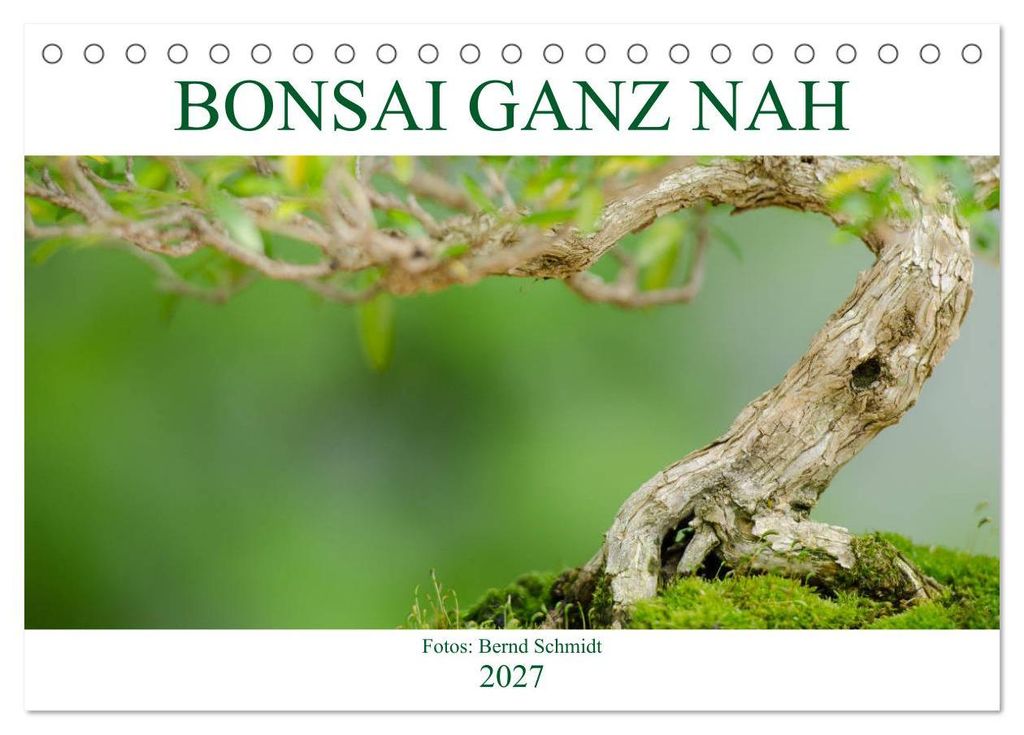 Bonsai ganz nah (Tischkalender 2027 DIN A5 quer), CALVENDO Monatskalender