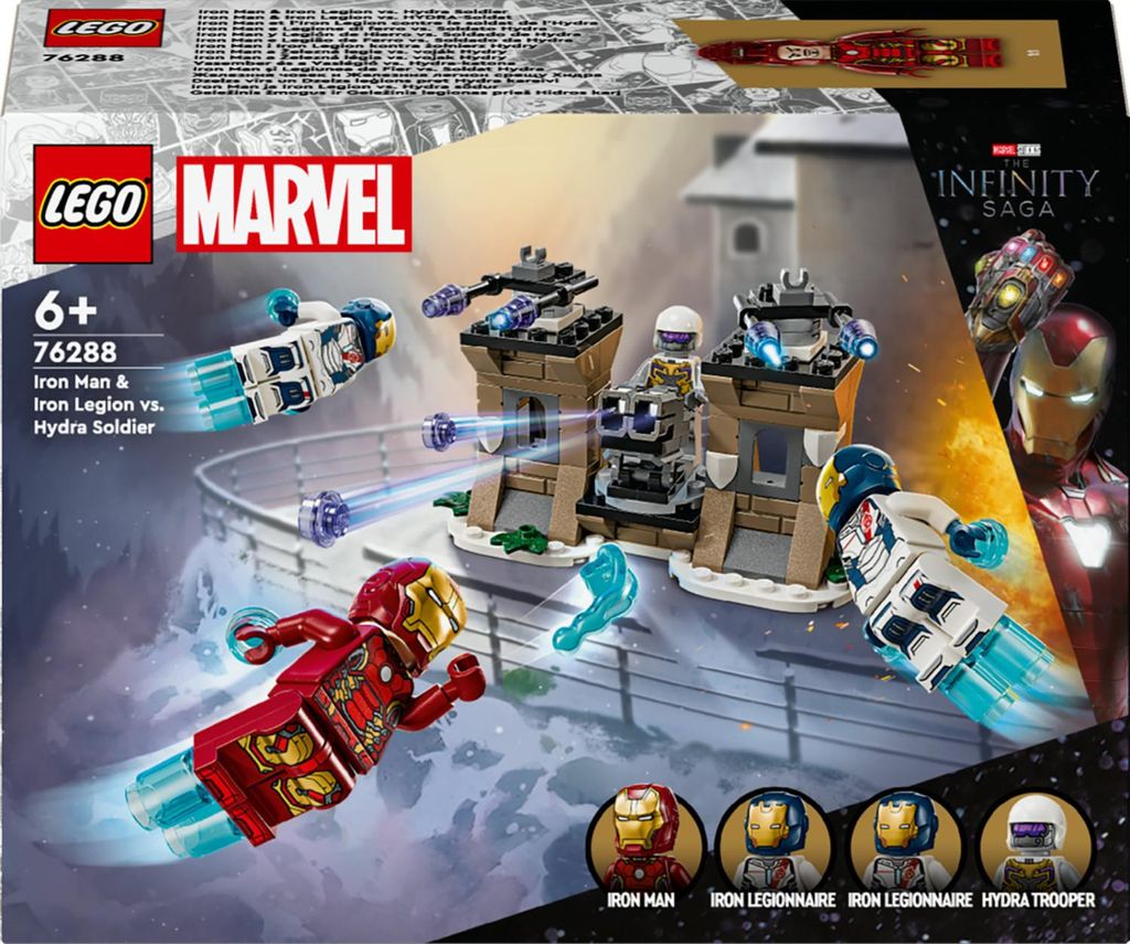 LEGO Marvel Iron Man e Legione di ferro vs Hydra Set 76288 Immagine del prodotto 