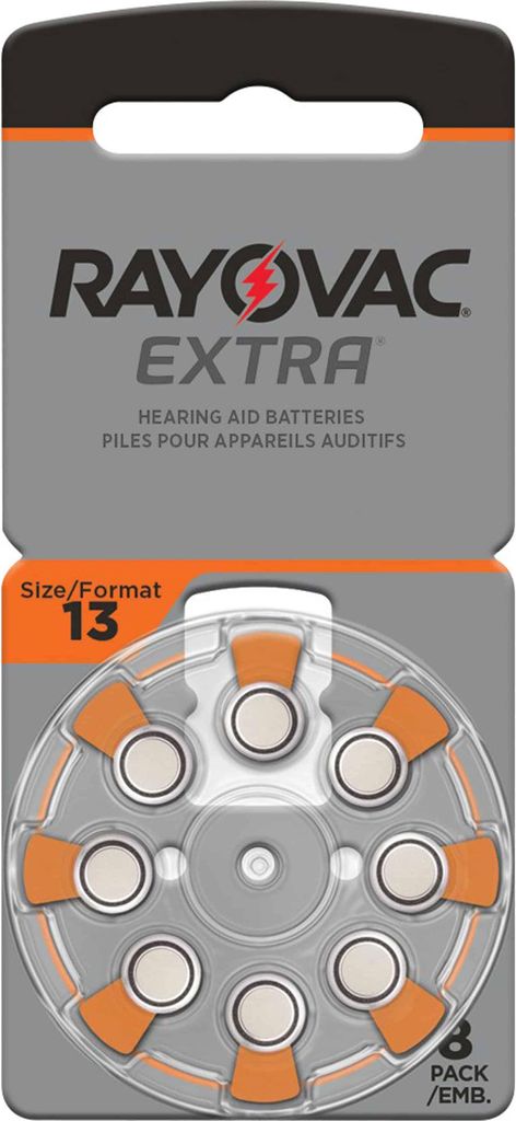 8 Rayovac 4607 Extra Advanced Typ 312 Zink-Luft Produktbild 