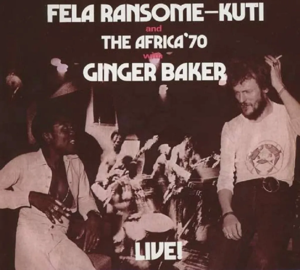 Album Live Fela Kuti & Ginger Baker Concert Remasterisé en CD Audio