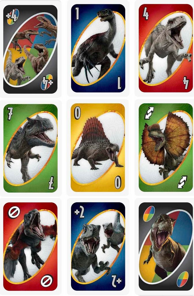 Gra karciana UNO Jurassic World 3 Produktbild 2