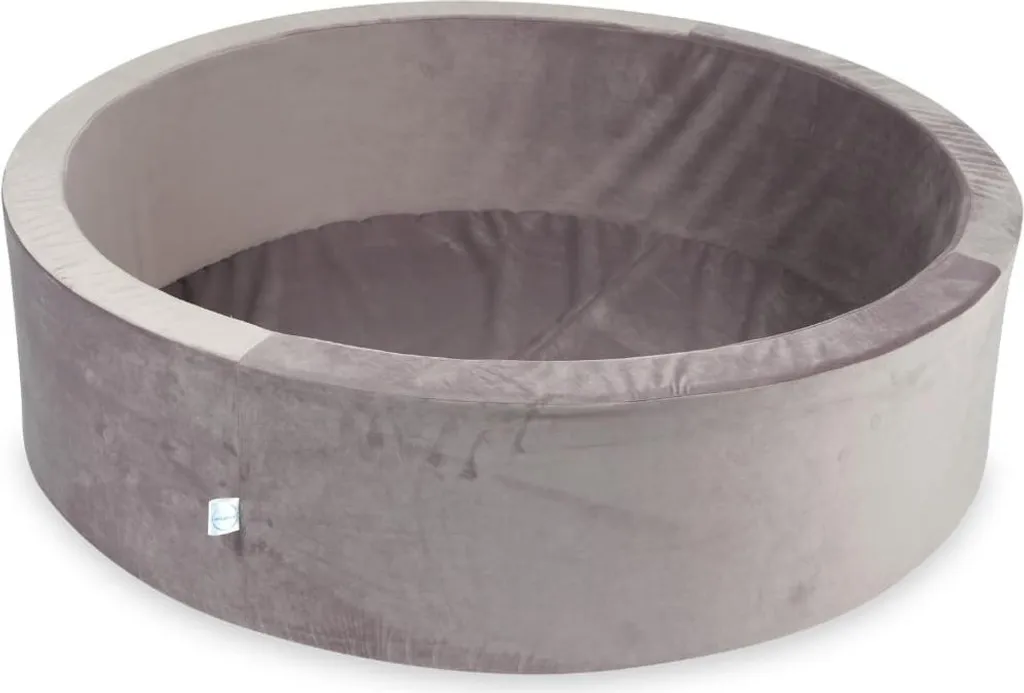 Vasca per Palline Velluto Viola 110x30 cm | Alta Densità e Sfoderabile