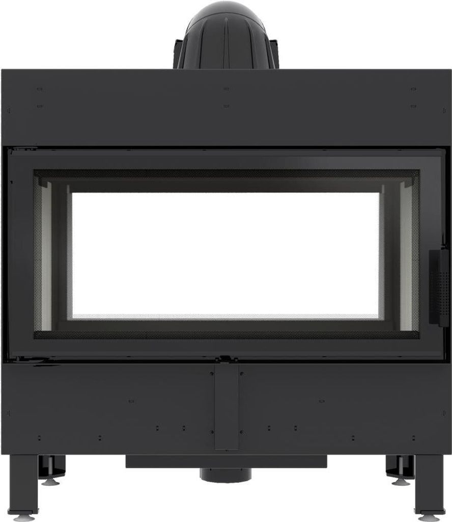 Kamineinsatz aus Stahl LUCY TUNNEL 16 kW Ø 200 Mit Türfeder Produktbild 