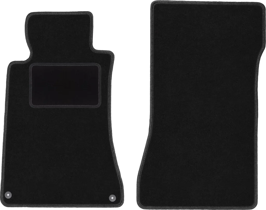 Tappetini di Lusso Velours Nero per Mercedes Benz CLK W209 (97-09)