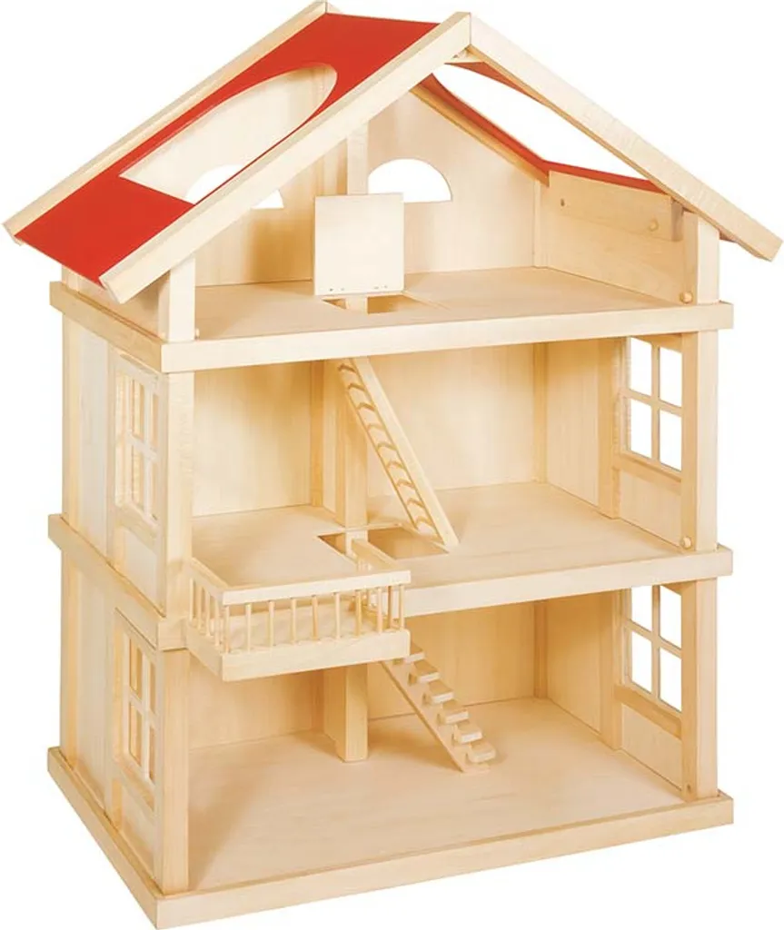 Maison de poupées 3 étages pour jouer à plusieurs - Idéal cadeau Noël