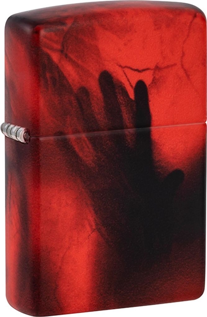 Zippo Feuerzeug Creepy Skull and Hand Design Sturmfeuerzeug Benzin windfest