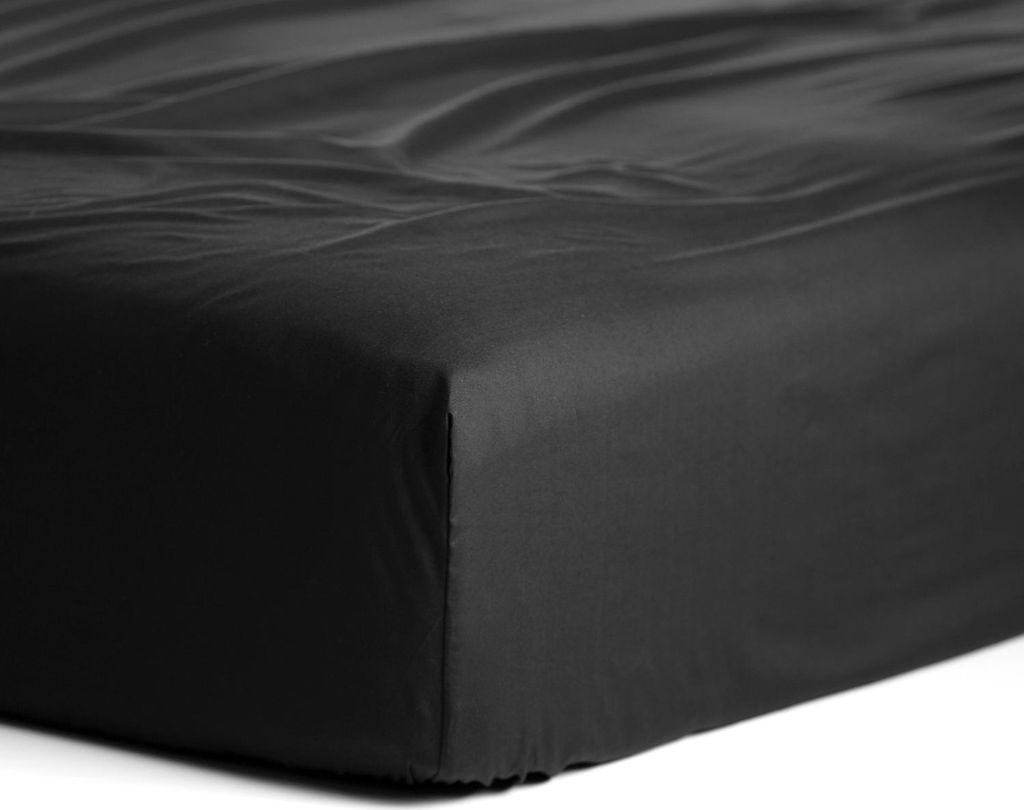 Cinderella Weekend - Spannbettlaken (bis 25 cm) - Baumwolle - 180x210 cm - Black