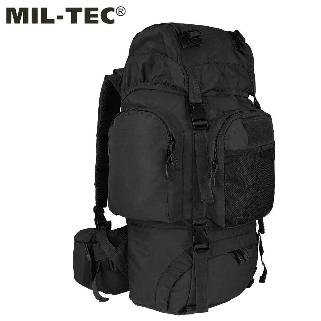Sac à dos Mil-Tec Commando 55L Noir - Multifonction et Imperméable - 11