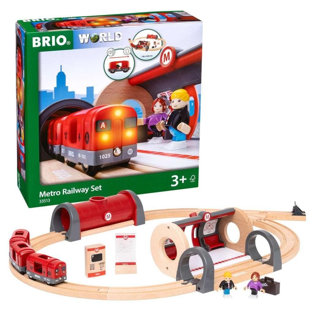 BRIO World - Set de tren subterráneo (33513) Imagen del producto 