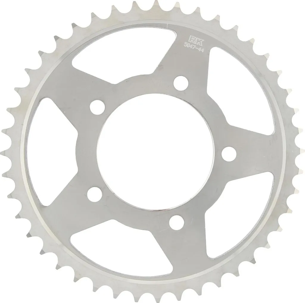 Pignon de chaîne RK 5047 en acier 525 argent 48 dents pour moto