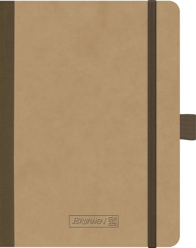 Set 5X BRUNNEN 104366170 Kladde A6 Marrone - Il Taccuino Tedesco per Note