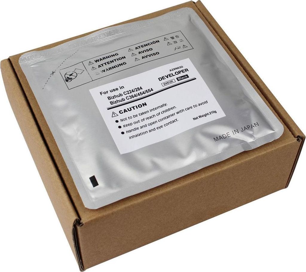 CoreParts MSP8125, Konica Minolta, KONICA MINOLTA BizhubC224/284/364/454/554, Schwarz, 210 g, 150 mm, 150 mm