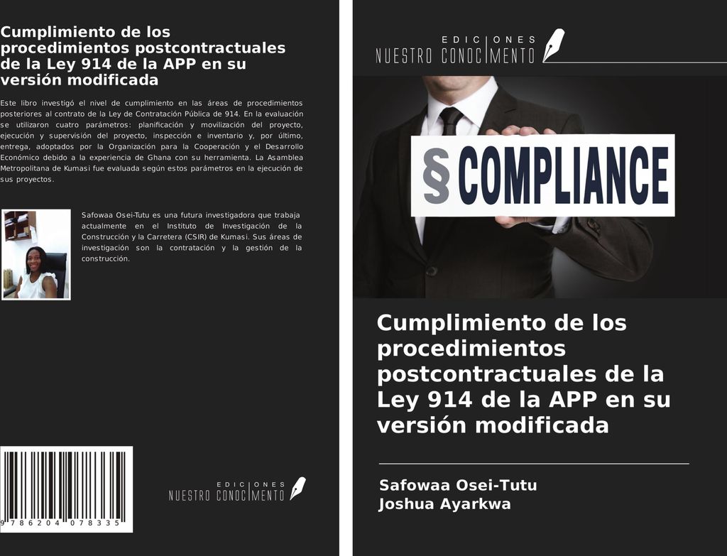 Cumplimiento de los procedimientos postcontractuales de la Ley 914 de la APP en su versión modificada