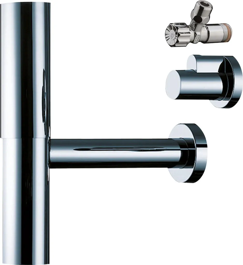 Siphon design hansgrohe Flowstar Set 52120000 chromé pour lavabo chic