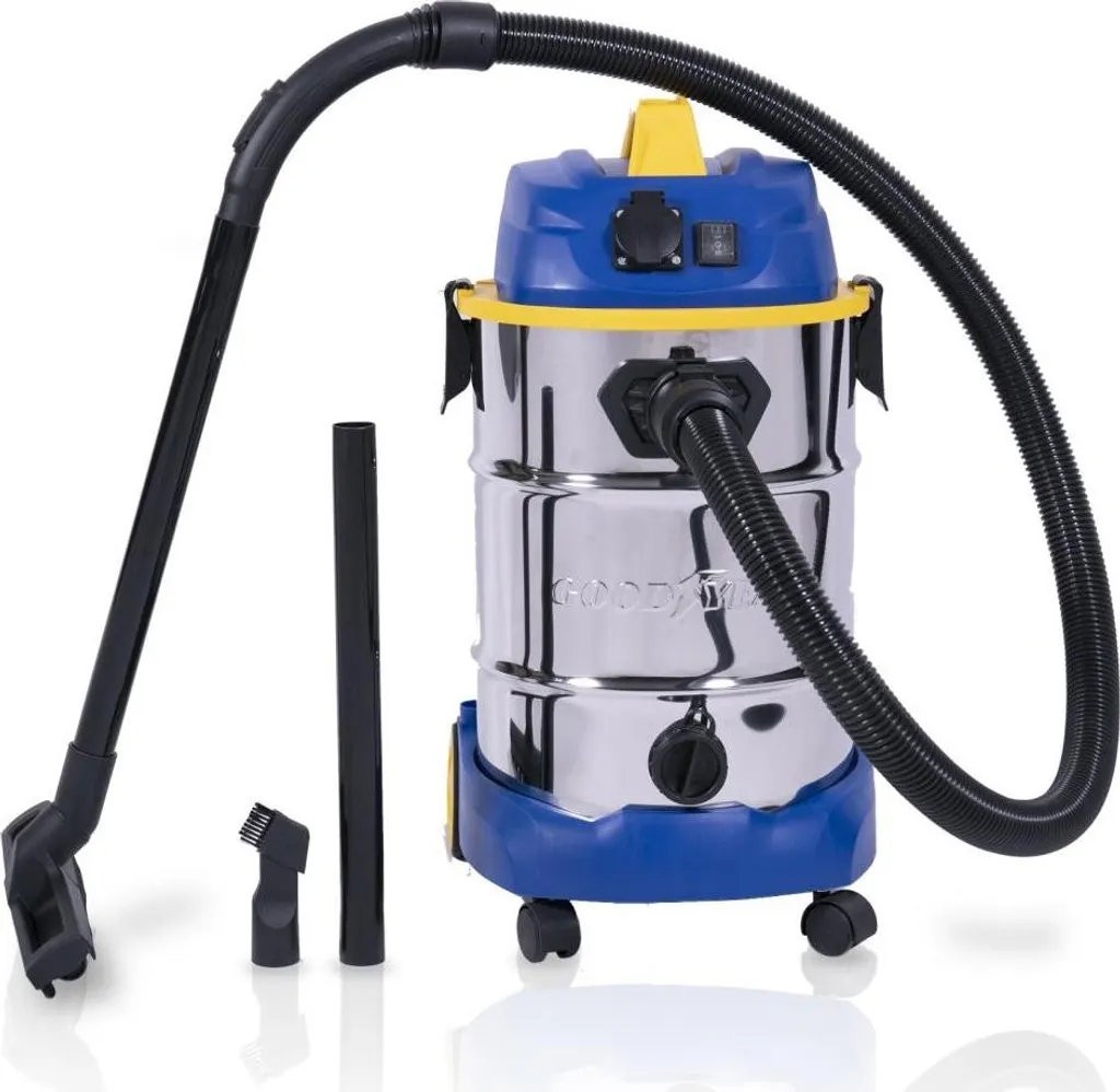 Aspirateur Eau Poussière 1600W 30L Goodyear - Cuve Grande Capacité HEPA