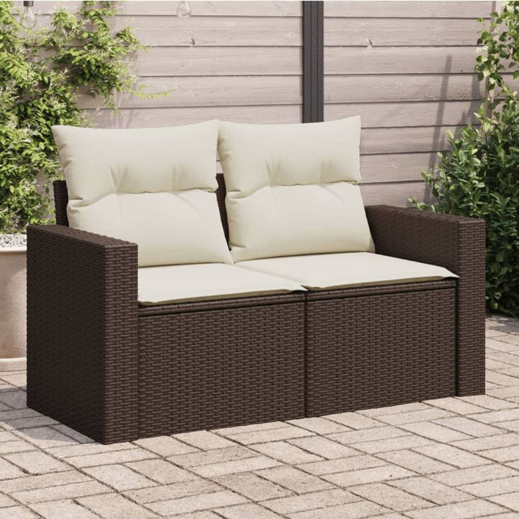 Sofa ogrodowa z poduszkami 2-osobowa sofa do salonu z Zdjęcie produktu 