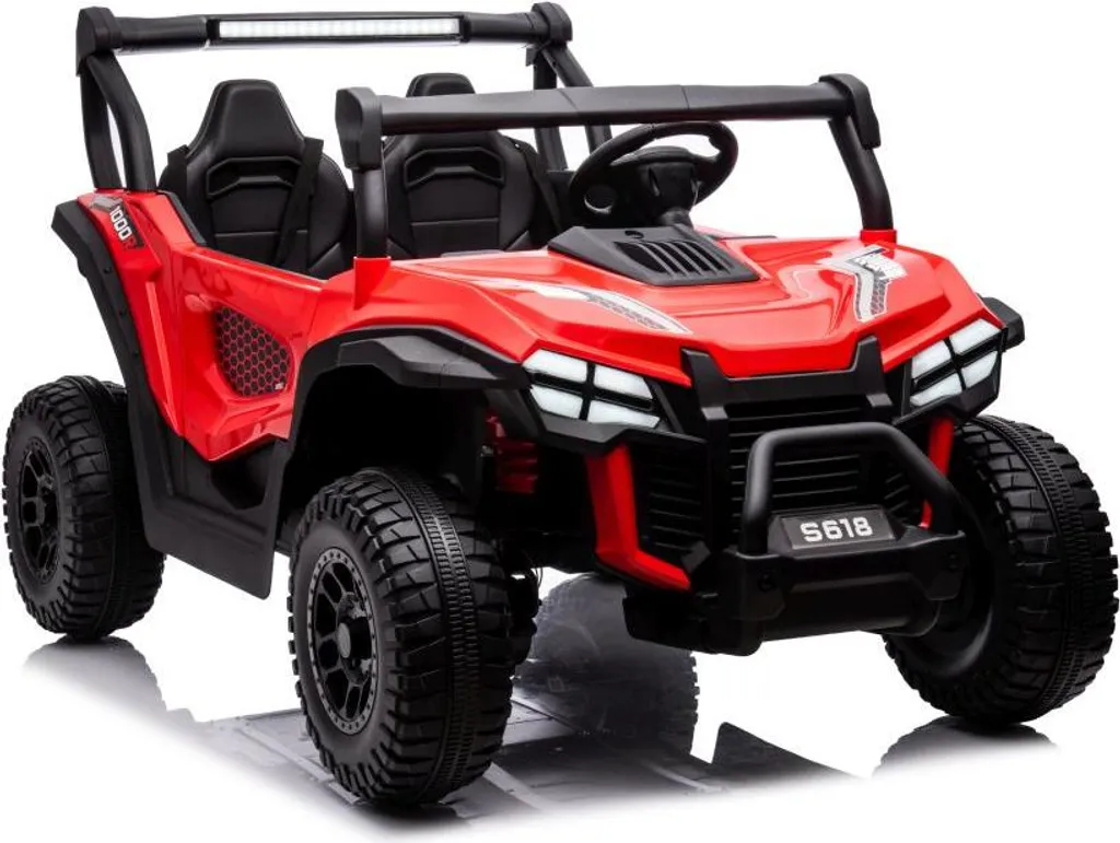 Voiture à piles S618 rouge 4x4 anti-panne de batterie longue autonomie
