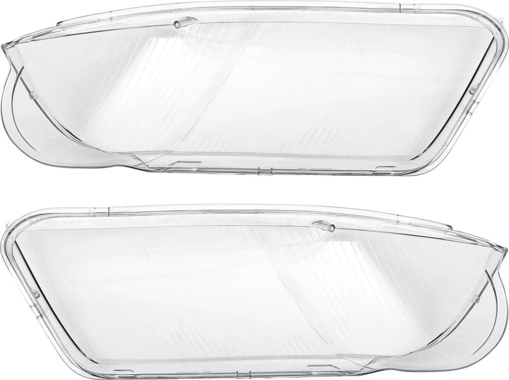 Scheinwerferabdeckung Front links rechts Scheinwerfer Linse Klar Abdeckung für Volkswagen Passat B5.5 2001-2005 PC Klar