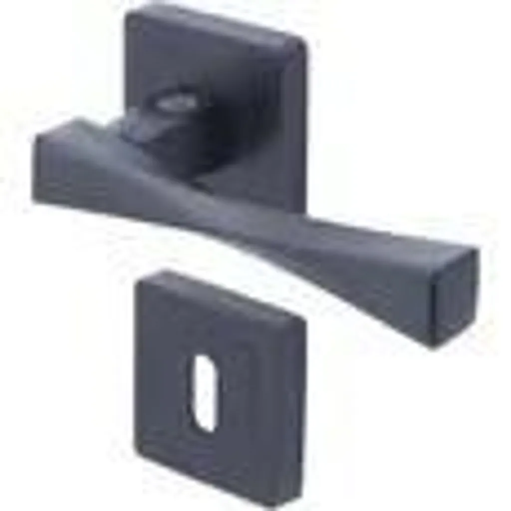 Poignée de porte noire Yale robuste 7" Verona pour remplacer vos poignées