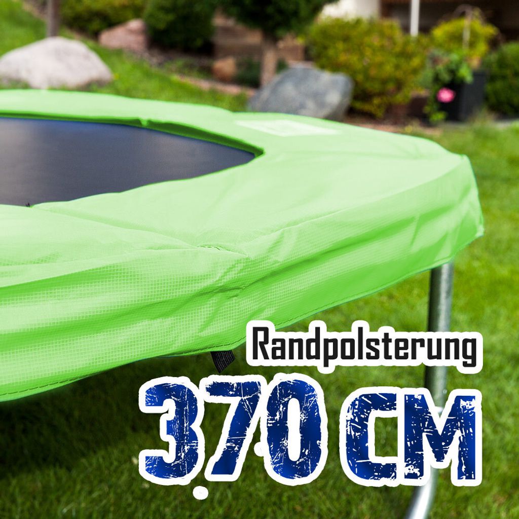 Trampolin-King Randabdeckung für 370cm Trampolin Hellgrün Produktbild 